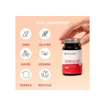 NOVOMA Acerola Bio 1000mg, Riche en Vitamine C Naturelle, Réduit la Fatigue & Renforce le Système Immunitaire, 30 Comprimés À Croquer, Sans Sucre & Vegan, Fabriqué en France