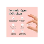 NOVOMA Formule Cheveux, Pousse & Fortification des Cheveux, Complément Alimentaire avec Biotine, Kératine, Sélénium, Zinc & Roquette, Cure de 1 mois, 60 Gélules Vegan, Fabriqué en France