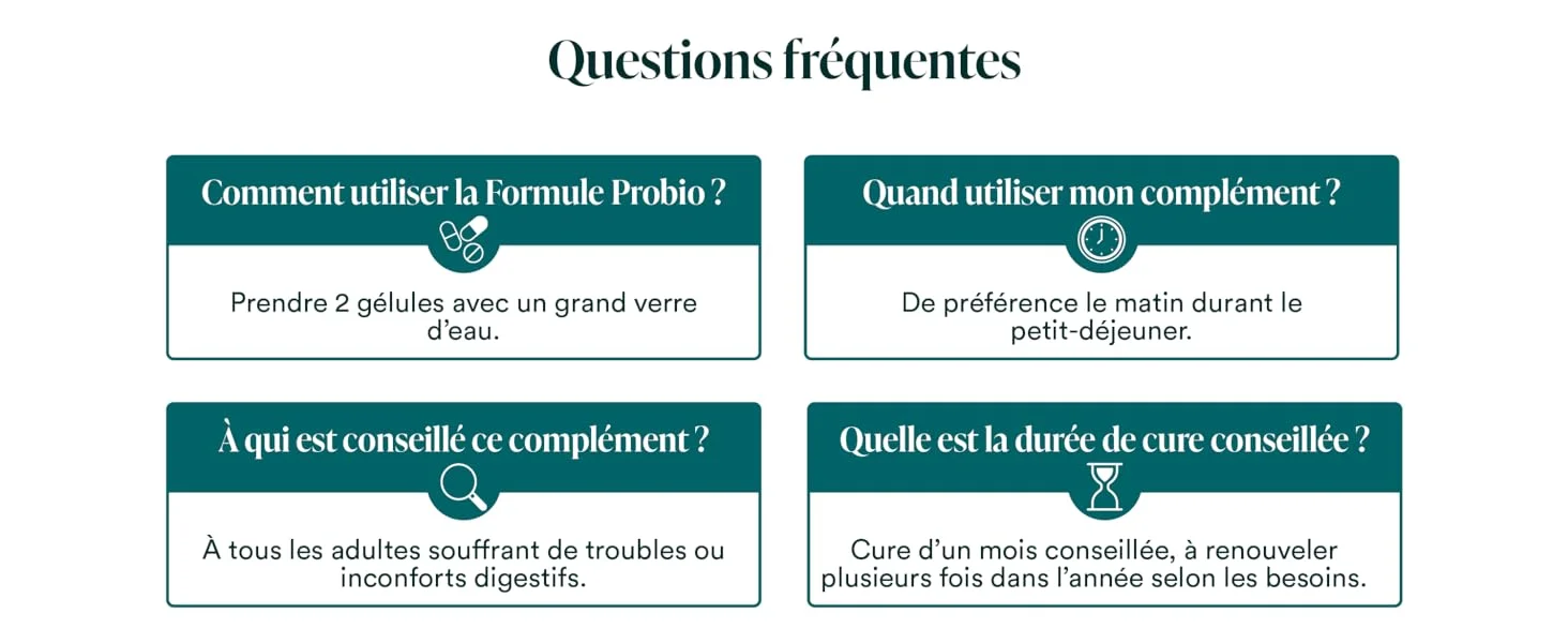 NOVOMA Formule Probio, Complexe Probiotique pour la Flore Intestinale, 60 Milliards UFC/Jour, 6 Souches Naturelles, Ferments Lactiques, 60 Gélules Vegan Gastro-Résistantes, Fabriqué en France