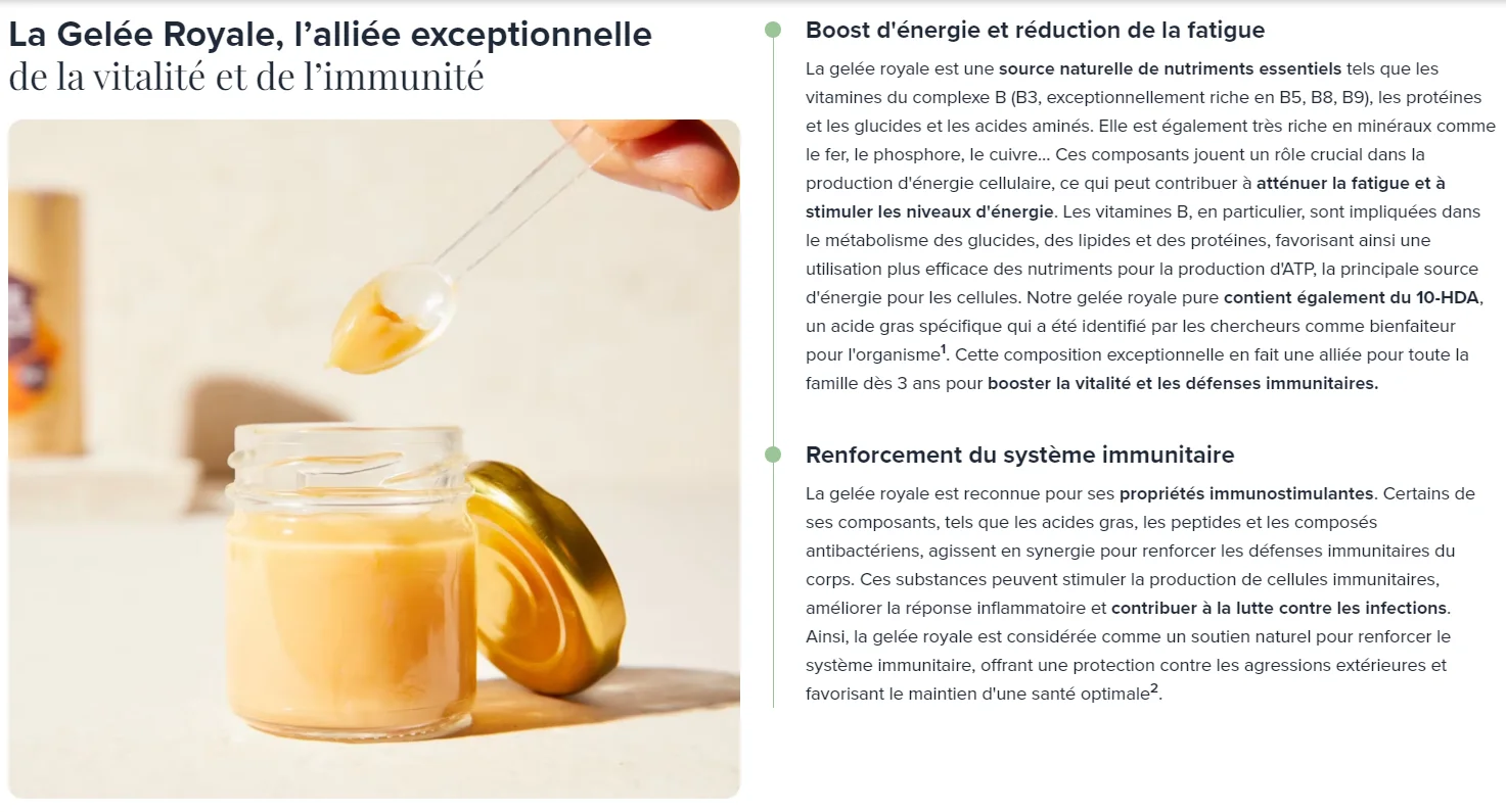 Apyor Gelée royale pure Bio - 30 g
