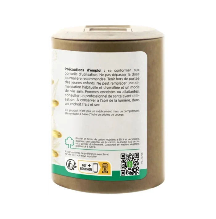 Huile de pépins de courge – Prostate -200 capsules – Orfito