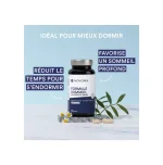 NOVOMA Formule Sommeil avec Mélatonine 1,9 mg, Endormissement & Sommeil Naturel, Complexe de Plantes avec Melatonine Pure, Mélisse et Passiflore, 90 Gélules Vegan, Made in France