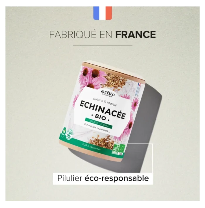Orfito Echinacée Bio 400 mg - 200 comprimés